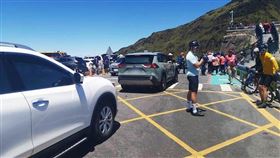 合歡山，武嶺，罰單，斑馬線(圖／翻攝畫面)