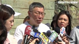 柯文哲金門景點參觀受訪