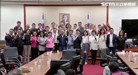 ▲侯友宜出席立院拜會黨籍立委，與黨籍立委進行意見交換（圖／記者高逸帆攝影）