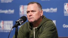 ▲金塊教頭馬龍（Michael Malone）認為熱火將是球隊最大挑戰。（資料圖／路透社／達志影像）