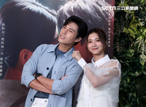 蔡黃汝、唐振剛主演時創影業W劇場「因為你如此耀眼」。（圖/記者邱榮吉攝影）