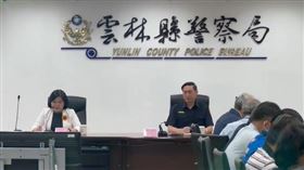 張麗善主持道安會報。（圖／雲林縣政府提供）