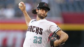 ▲響尾蛇蓋倫（Zac Gallen）已4次主場先發無失分。（圖／美聯社／達志影像）