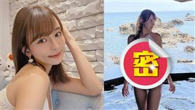 林莎近日前往日本石川縣工作，在450年歷史溫泉大秀好身材。（圖／翻攝自林莎IG）