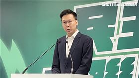 民進黨徵召台北市議員吳沛憶、王閔生、民進黨前副秘書長林飛帆、桃園市議員劉仁照、竹南鎮前鎮長康世明、高雄市議員李柏毅出戰立委（圖／記者高逸帆攝影）