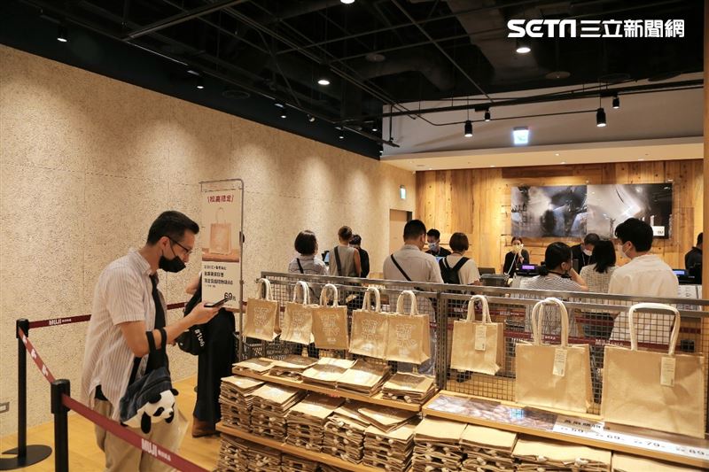 MUJI無印良品松高旗艦店開幕。（圖／記者楊澍攝影）
