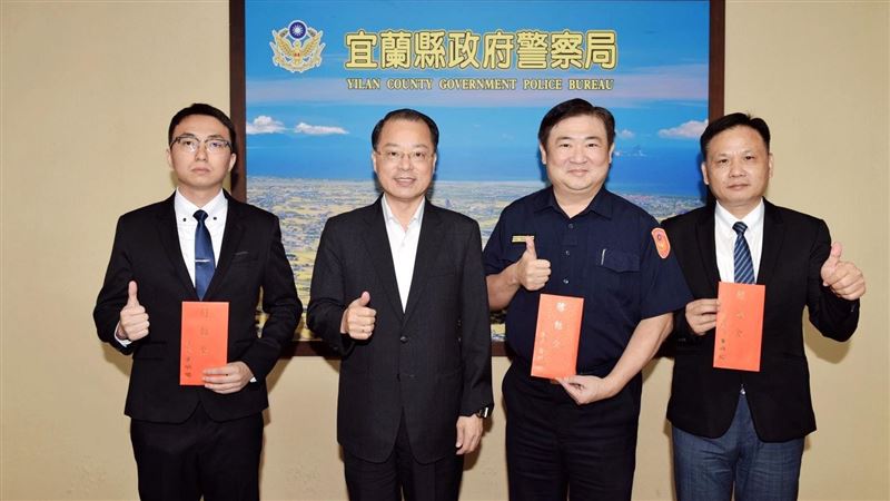 警政署長視導宜警　同仁士氣高、全力掃黑