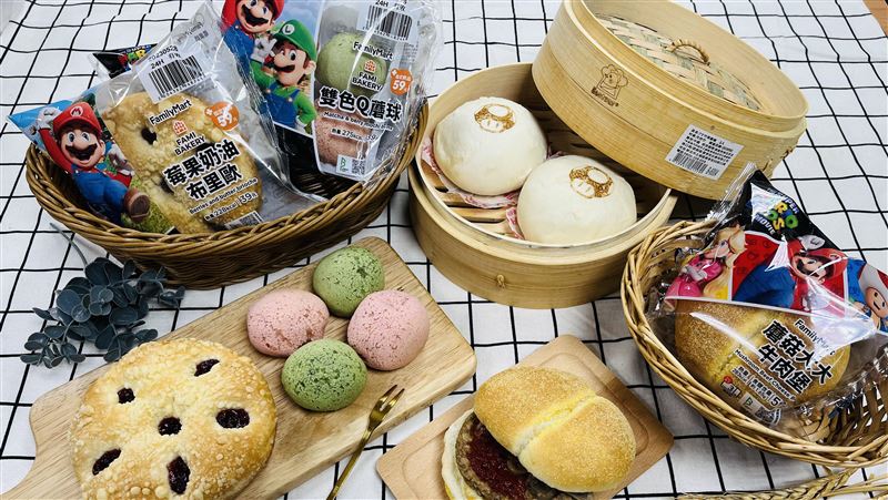 全家賣瑪利歐香菇肉包 萊爾富飲料冰品0元