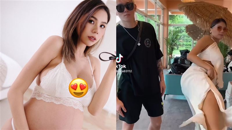 蕾菈挺7月大孕肚熱舞　抬腳險失足嚇壞網