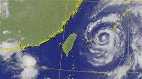 瑪娃颱風遠離台灣（圖／翻攝自中央氣象局） 