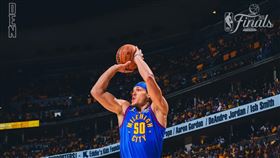 金塊戈登（Aaron Gordon）首節一人獨攬12分。（圖／翻攝自金塊隊推特）