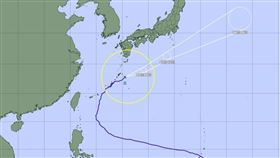 隨著颱風瑪娃逼近，日本部分地區2日遭到大豪雨襲擊。（圖／翻攝自日本氣象廳）