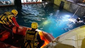 基隆,正濱漁港,電動輪椅,墜海,