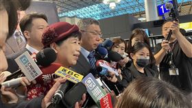 柯文哲、陳佩琪。（圖／記者許皓婷攝影）