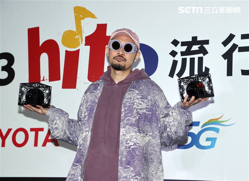 hito 嘻哈歌手MC HotDog熱狗。（圖/記者邱榮吉攝影）