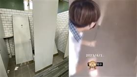 高中生畢業典禮砸廁所（圖／翻攝自Dcard）