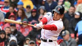 ▲紅襪吉田正尚迅速達成日美通算500打點。（圖／路透社／達志影像）