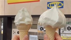 IKEA,霜淇淋,偷吃步,份量（圖／翻攝自Dcard、翻攝自IG）