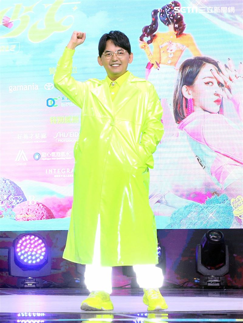 黃子佼「未來少女」NEXT GIRLZ 首錄記者會。（圖/記者邱榮吉攝影）