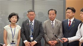 ▲柯文哲會見前日本首相野田佳彥（圖／記者許皓婷攝影）