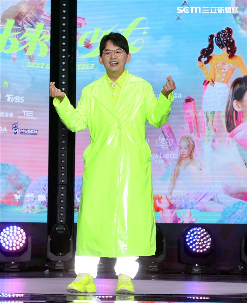 黃子佼「未來少女」NEXT GIRLZ 首錄記者會。（圖/記者邱榮吉攝影）