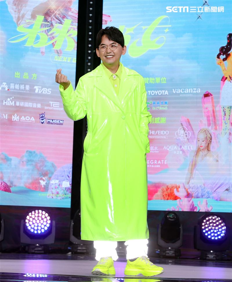 黃子佼「未來少女」NEXT GIRLZ 首錄記者會。（圖/記者邱榮吉攝影）