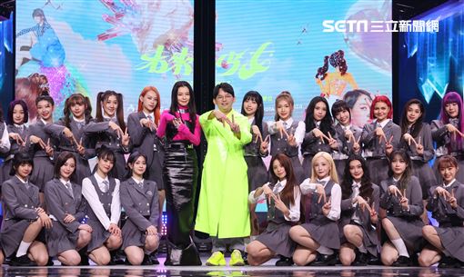 黃子佼、徐若瑄「未來少女」NEXT GIRLZ 首錄記者會。（圖/記者邱榮吉攝影）