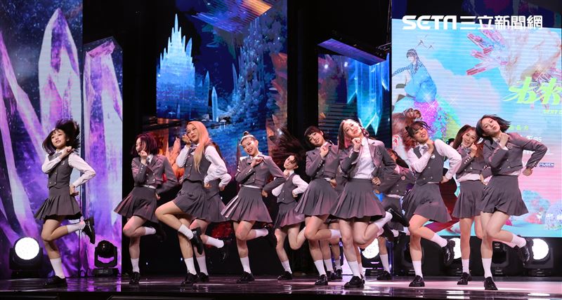 黃子佼、徐若瑄「未來少女」NEXT GIRLZ 首錄記者會。（圖/記者邱榮吉攝影）