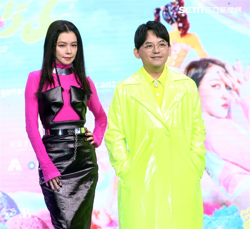 黃子佼、徐若瑄「未來少女」NEXT GIRLZ 首錄記者會。（圖/記者邱榮吉攝影）