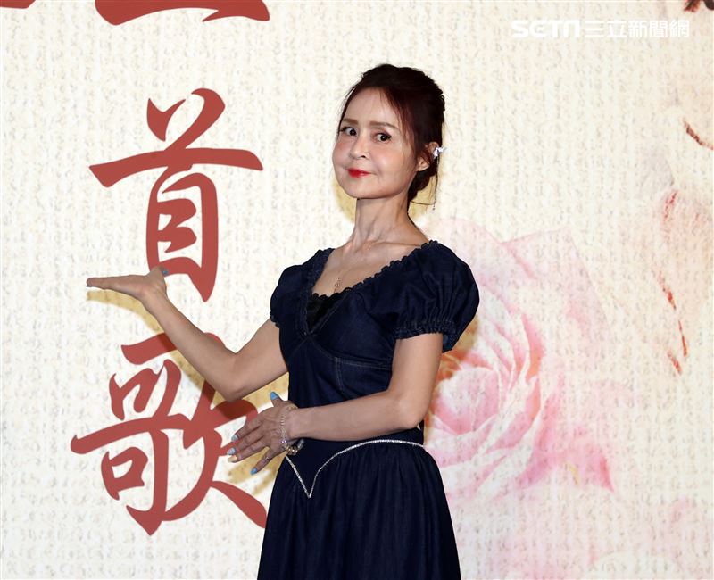 高勝美出席「當那一首歌響起」瓊瑤創作60周年演唱會 記者會。（圖/記者邱榮吉攝影）