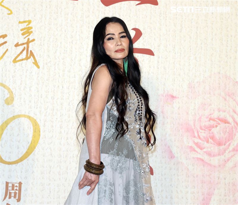 潘越雲出席「當那一首歌響起」瓊瑤創作60周年演唱會 記者會。（圖/記者邱榮吉攝影）