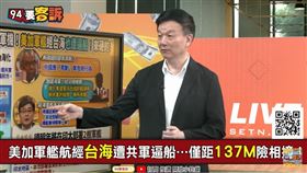 共艦「鬼切」美軍艦！于北辰：有種攔下美軍艦（圖／94要客訴）
