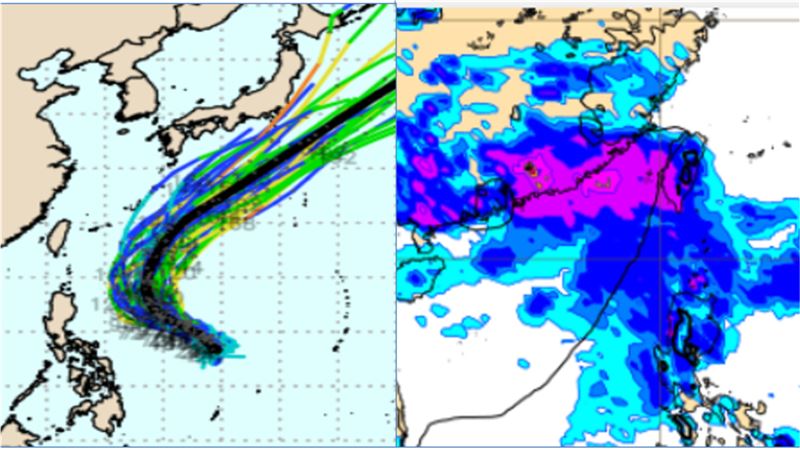 帶傘！連4天小心雷擊、強風、瞬間強降雨