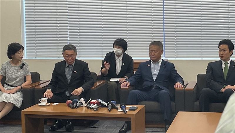 日本維新會8月將訪台！柯文哲突爆料這事