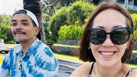 Gigi與老公史丹利。（圖／翻攝自臉書）