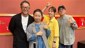 蔡亘晏,爆花,廖梨伶,胡瑋杰。（中廣提供