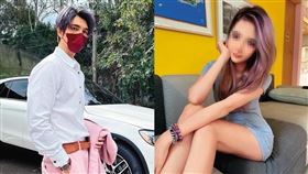 口罩男（左圖）經常在粉專發表愛情觀點，但婚姻卻破局。（圖／翻攝自口罩男IG）／樂兒（右圖）不時會在社群網站曬出自己的美照。（圖／翻攝自口罩男IG）鏡週刊