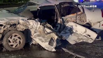 疑駕駛血糖低　休旅車衝對向撞轎車釀3傷