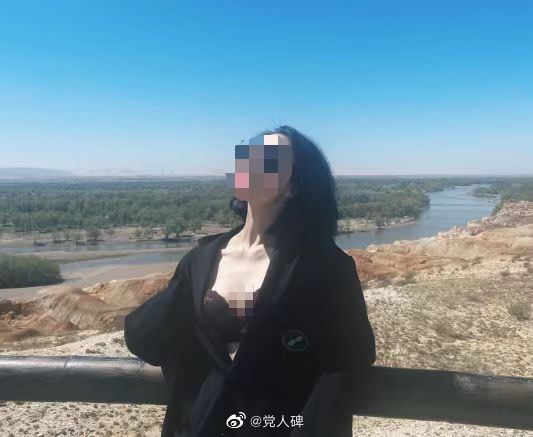 疑似小三的女子辣照流出。（圖／翻攝自微博）