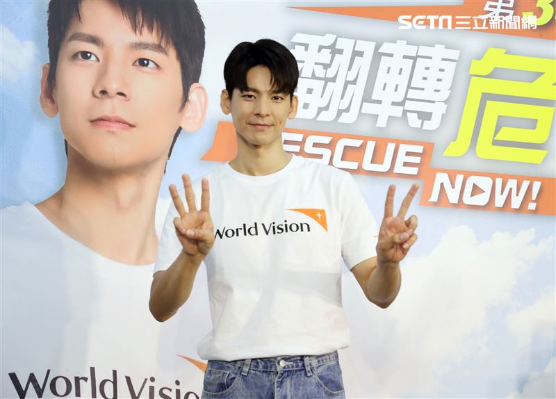 林柏宏飢餓三十起跑記者會。（記者邱榮吉/攝影）