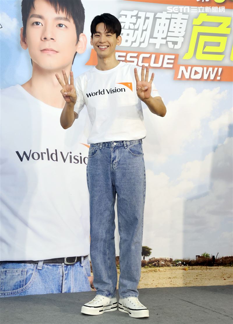 林柏宏飢餓三十起跑記者會。（記者邱榮吉/攝影）