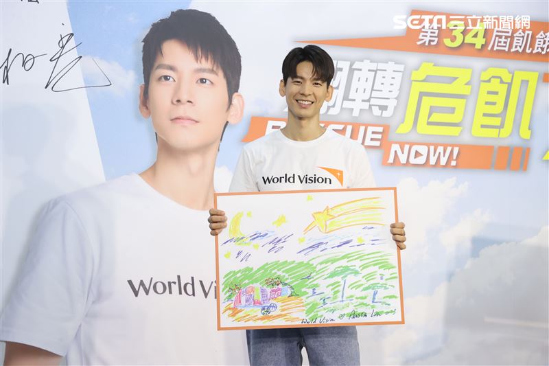 林柏宏飢餓三十起跑記者會。（記者邱榮吉/攝影）