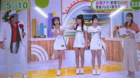 ▲樂天女孩上日本綜藝節目。（圖／樂天桃猿球團提供）