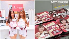 Global Mall環球購物中心攤位,鐵道便當節,樂天女孩紫庭及慧慧,記者劉沛妘攝影