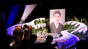 四海幫前幫主「弟哥」張建英今告別式。（圖／讀者提供）