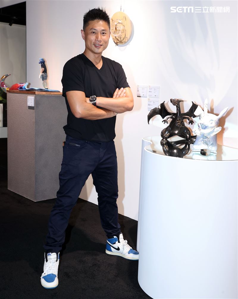 彭小刀衛山拍賣春季拍賣預展。（圖/記者邱榮吉攝影）