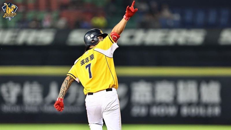 張志豪代打3分彈11局再見轟　兄弟離墊底