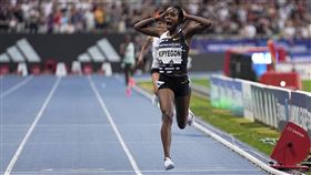 ▲基皮耶貢（Faith Kipyegon）8天內2度打破世界紀錄。（圖／美聯社／達志影像）