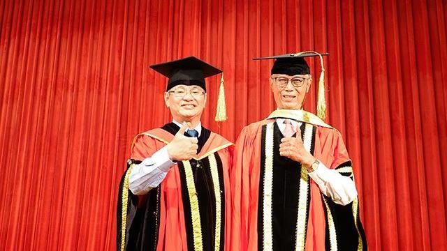 中正大學80歲博士生　3年敲出14萬字論文