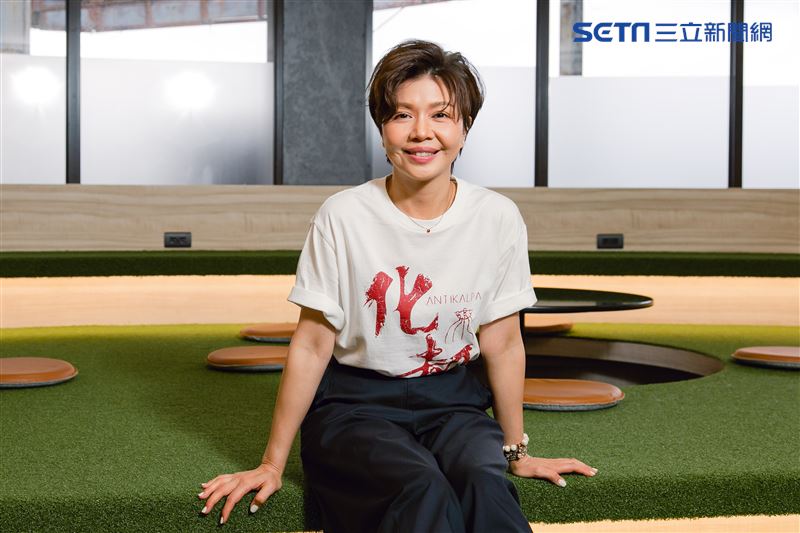 于子育三立新聞網專訪。（圖／記者楊澍攝影）